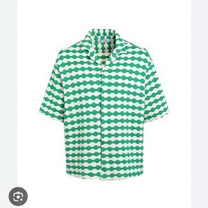Nice green crochet shirt